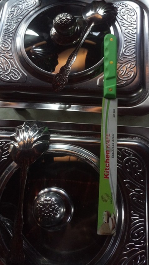 Pisau Roti Dan Kue 2 Mata Pisau