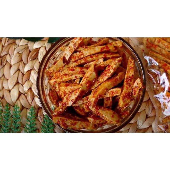 

Basreng pedas daun jeruk keriuk renyah pedas gurih 100% cabe asli makanan pedas cemilan gurih pedas