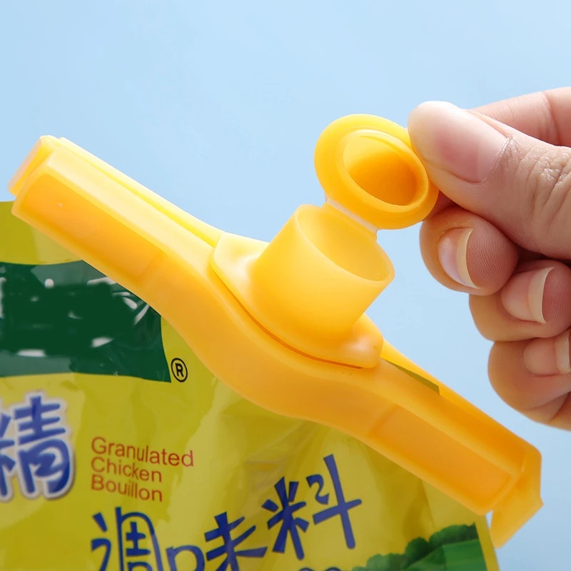 1pc Creative Reuseable Sealing Clip With Lid for Food Storage