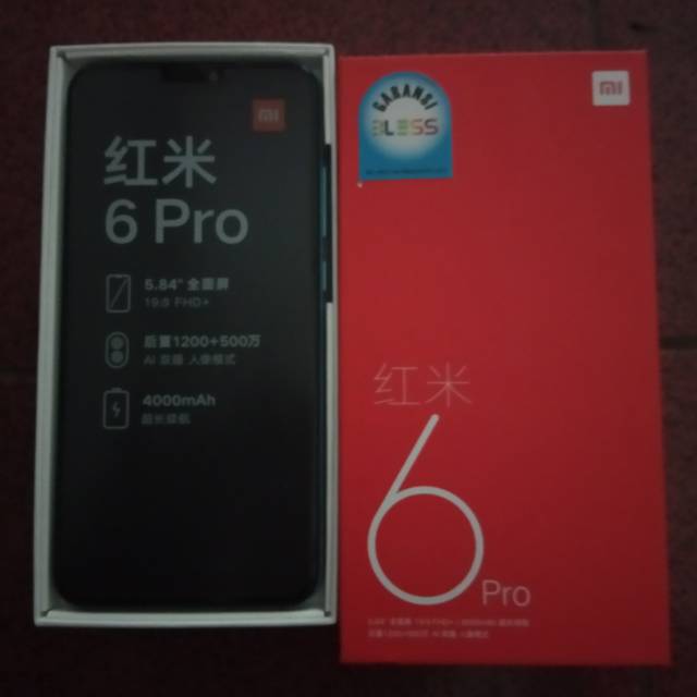 Redmi 6 pro ram 4gb/32gb
