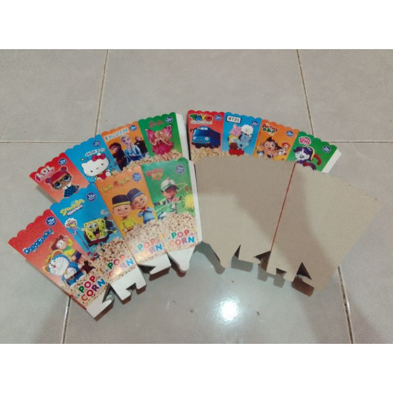 

kertas popcron/kotak kertas popcron,UK 6x12