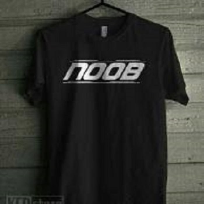 Kaos Tshirt Baju Combed 30S DiSTRO  NOOB ML Mobile Legends 