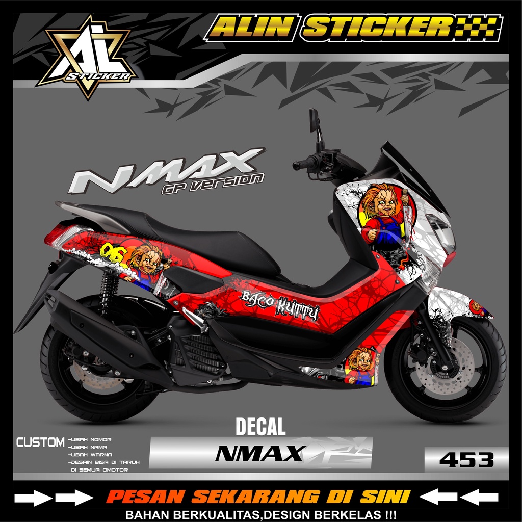 Decal NMAX Old - Decal Full Body Nmax Old CHAKI Jahil