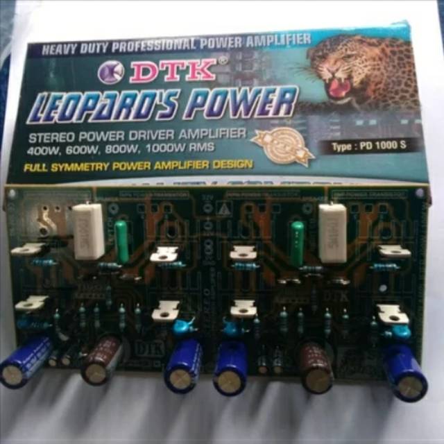 DTK Leopard Stereo Power Driver Amplifier PD 1000 S