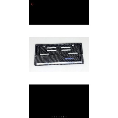 Bingkai Plat Nomor Honda CARBON / Cover Tatakan Plat Nomor Motor CARBON Honda yamaha suzuki Universal List Warna Warni