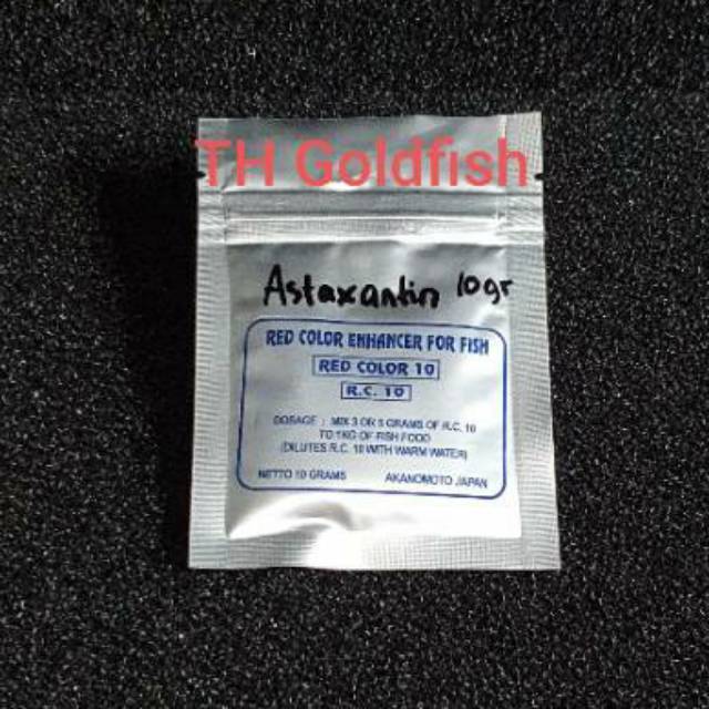 

Astaxantin Original Jepang 10 gr Pewarna Alami Ikan