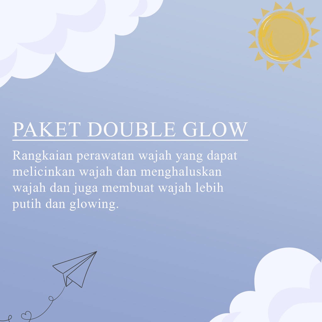 PAKET MEDIKAL DOUBLE GLOW BOOSTER