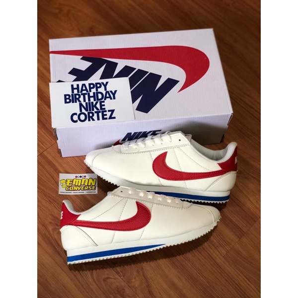 (Bisa COD) Sepatu NIK3 CORTEZ XLV BNIB Made In Indonesia Sepatu Sneakers Kets Tali Pria Wanita