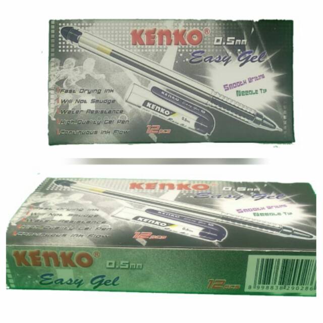 

Bolpen gel kenko easy gel 0,5 mm