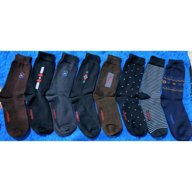 Mensock/Kaos Kaki Kerja Casual Kantor Pria/Cowok/Laki-Laki, Menyerap Keringat, Tebal, Premium, Murah