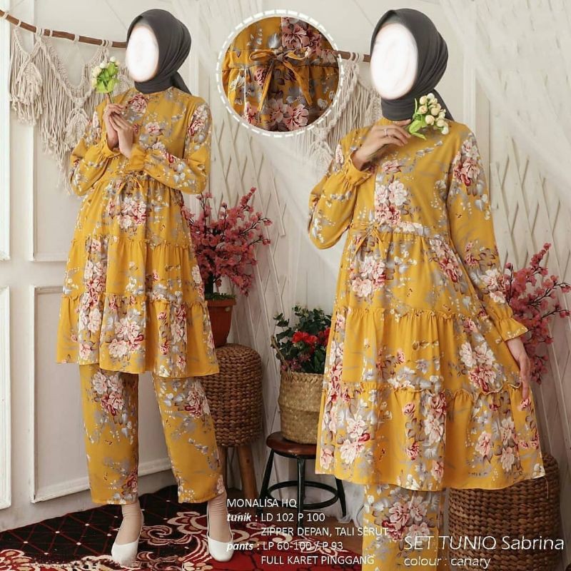 SET TUNIK SABRINA