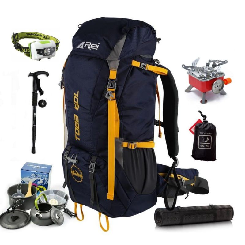 Paket keriel Arei Toba 60 liter free cover bag