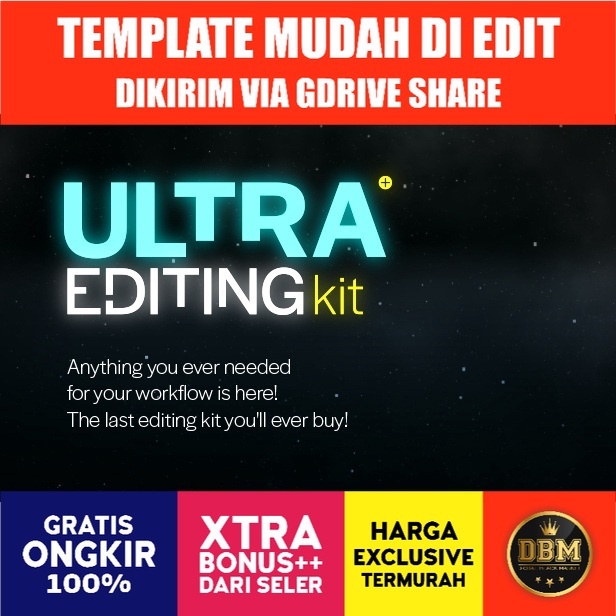 Ultra Editing Kit Premiere Pro - MOGRT &amp; Project Files