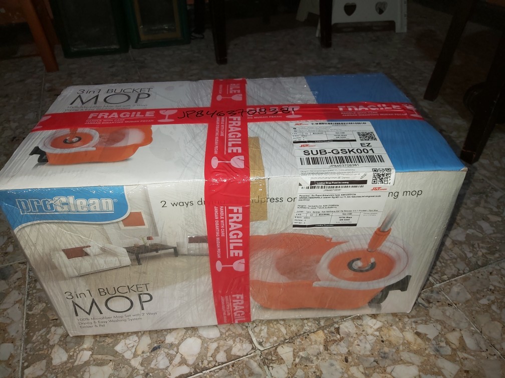 Ace Hardware Alat Pel Berputar 3 In 1 Proclean / Spin Mop 3in1