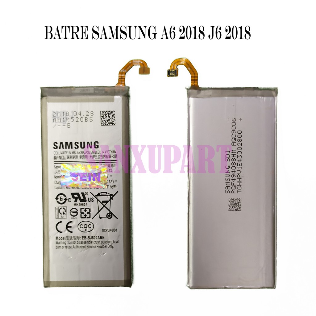 BAT BATRE BATERAI SAMSUNG BATERE SAMSUNG GALAXY A6 J6 2018 ORIGINAL