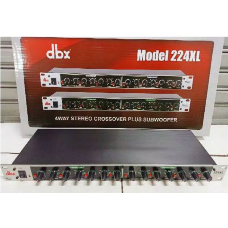 CROSSOVER DBX 224XL + SUB DBX224XL DBX 224 XL/DUS MERAH