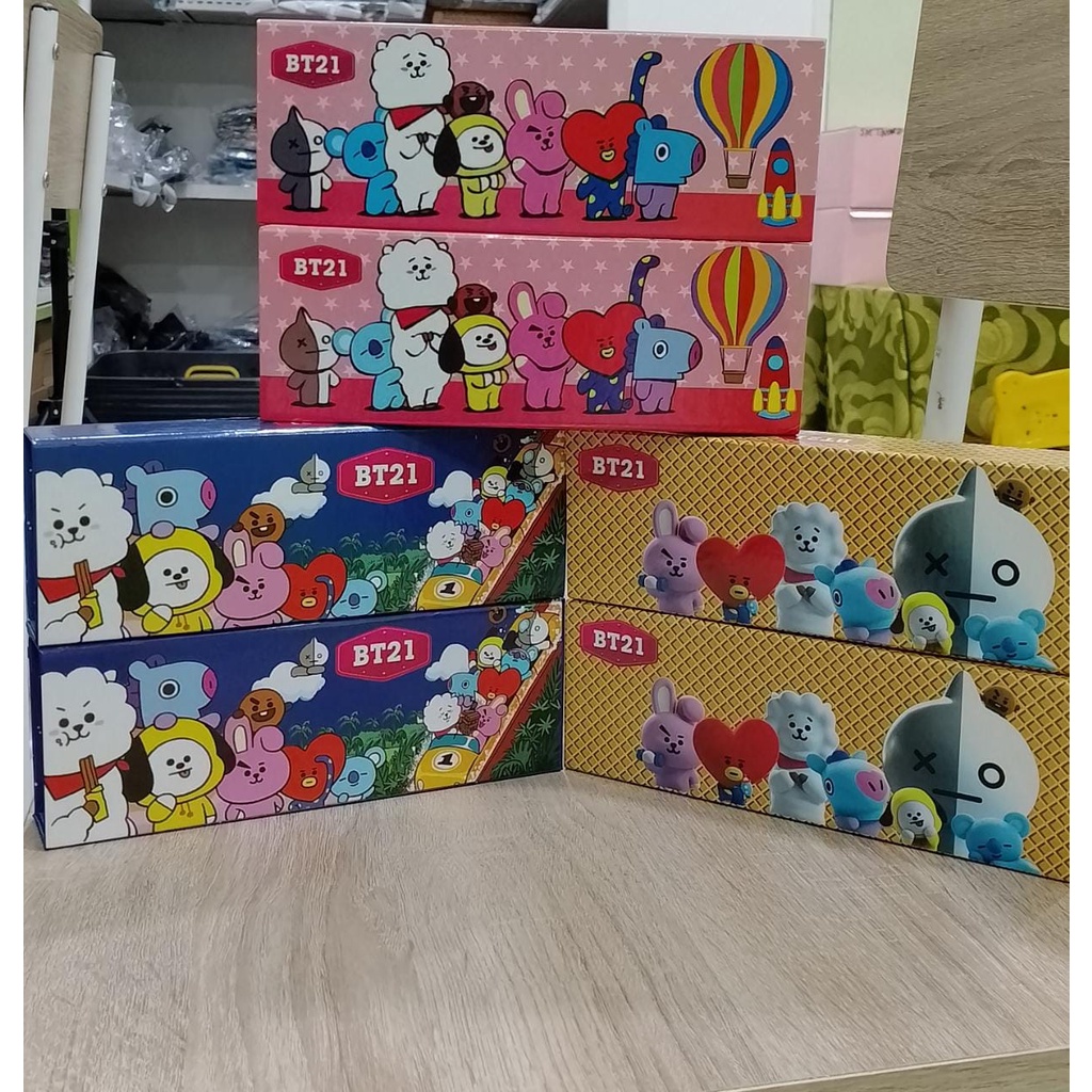 KOTAK PENSIL MAGNET BT21 TEMPAT PENSIL BT HARGA TERMURAH KUALITAS PREMIUM READY 6 VARIANT LUCU UNIK