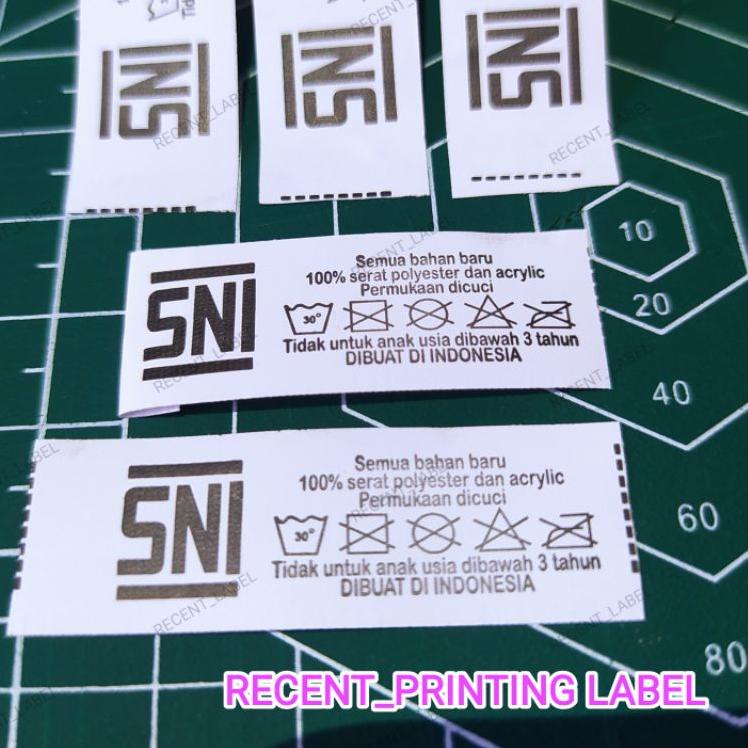 

ZW0 Printing logo,wash label, SNI label 1.5x4.5cm 1 roll @2.000 pcs❇ (Terkini)Kirim sekarang ➱