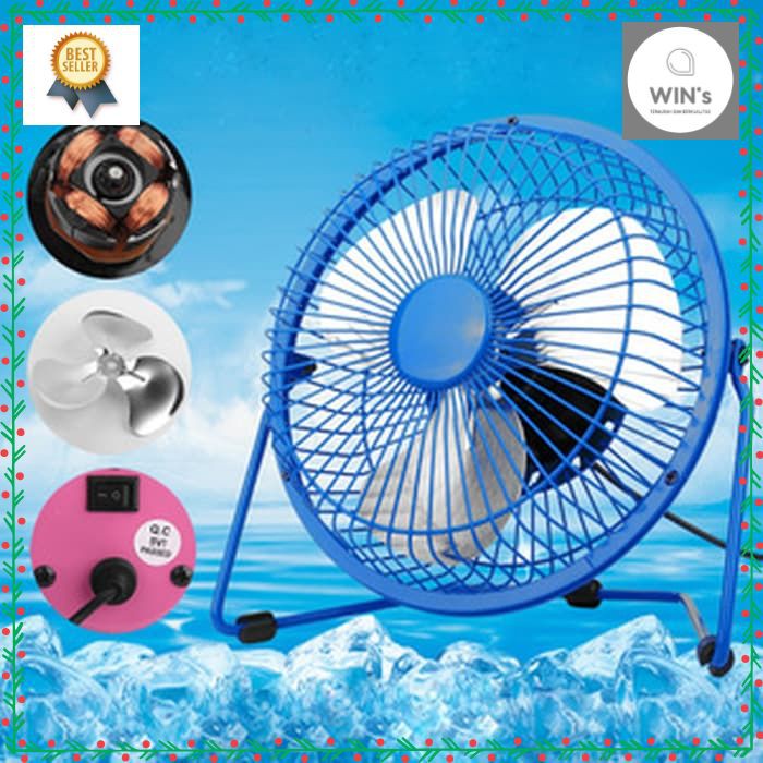 C556 Kipas angin Besi Besar USB Mini Fan 6 inch Kipas angin duduk termurah Kipas angin tornado