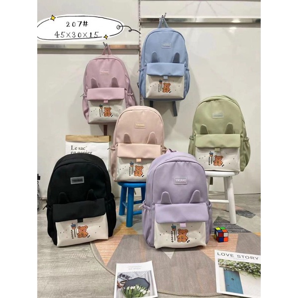 NEW ARRIVAL !!! Tas ransel wanita Backpack wanita Backpack pria Tas sekolah Tas anak Stlye korea