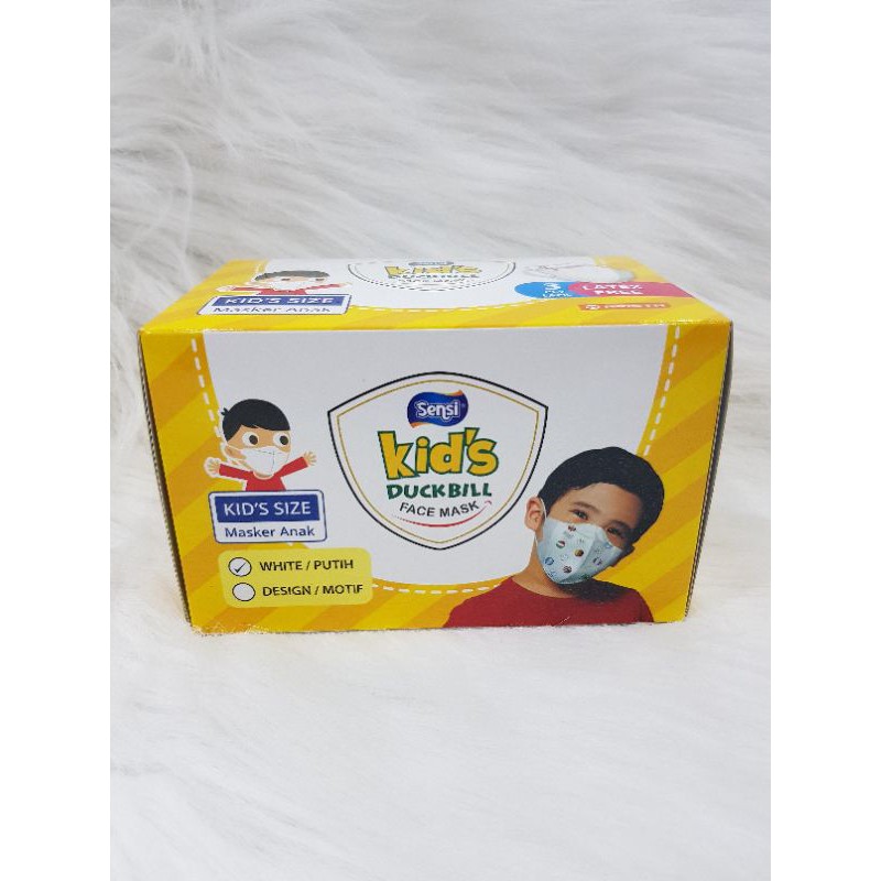 MASKER SENSI KIDS DUCKBILL ISI 40