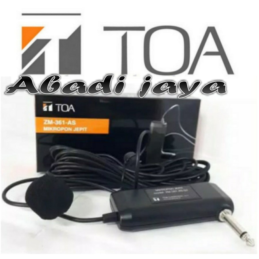 MIC CLIPON BAJU TOA ZM361AS ZM 361AS ZM361 AS KABEL