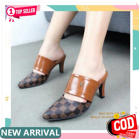 Hils Wanita Import Alyssa Flat Shoes Ballet Limited Cantik Bisa Cod Premium Kekinian Impor Best Sell