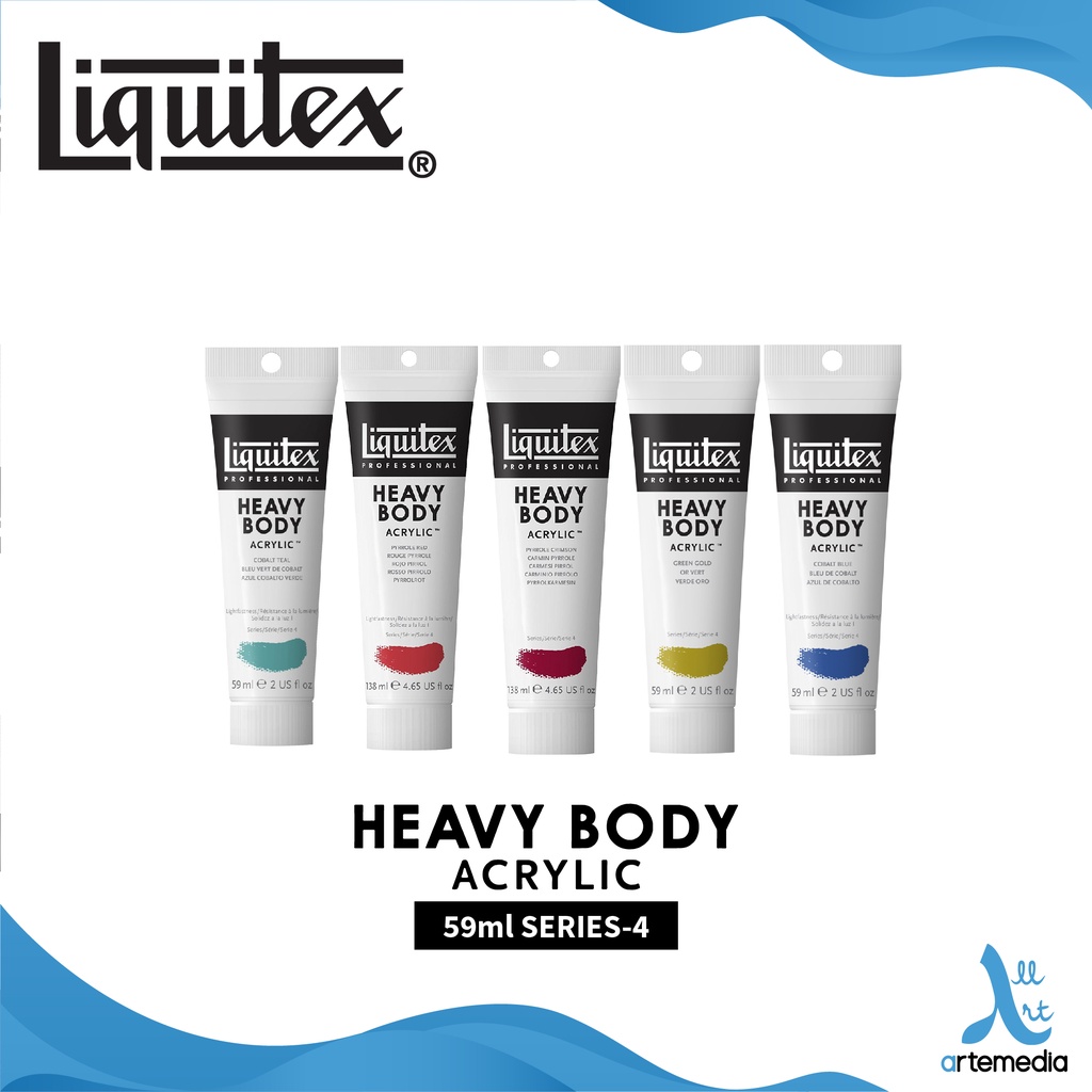 

Liquitex Heavy Body Acrylic Paint 59ml Series 4 Cat Akrilik Artist Grade
