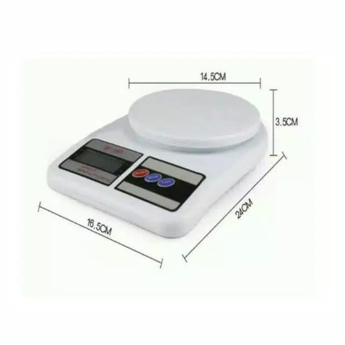 Timbangan Dapur Digital 10kg sf400 free baterai sf 400