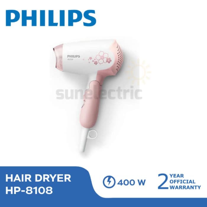 PHILIPS Mini Hair Dryer HP8108 - Pink