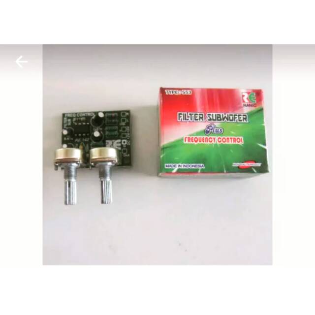 Kit Filter Subwoofer plus Frekuensi