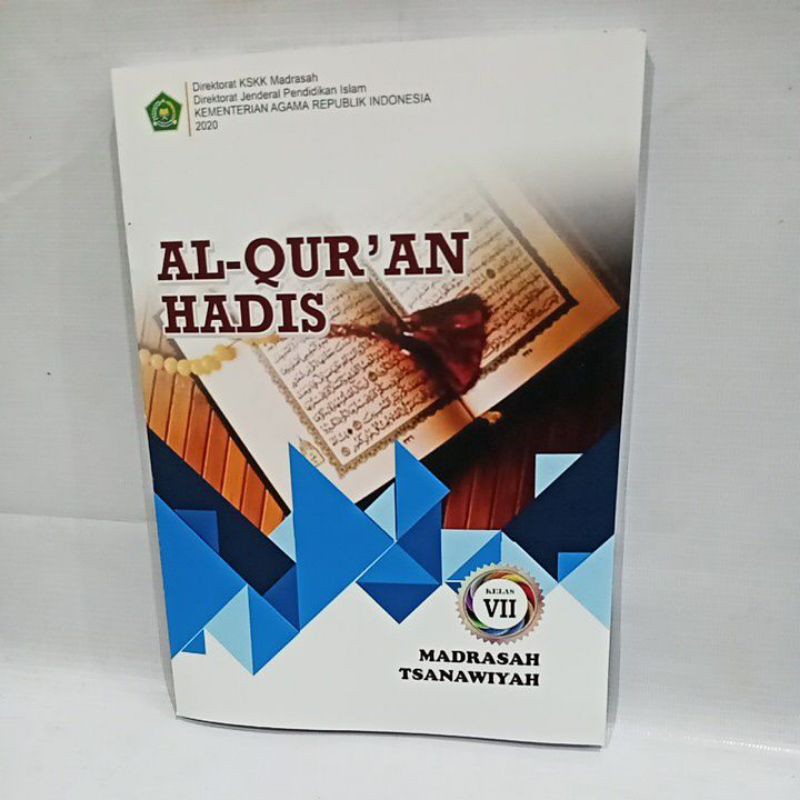 

buku Al-Qur'an hadis kelas VII MTS 2020