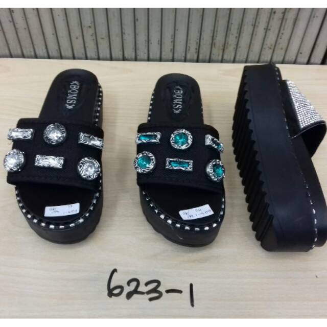 SENDAL WANITA IMPORT SENDAL WEDGES WANITA IMPORT