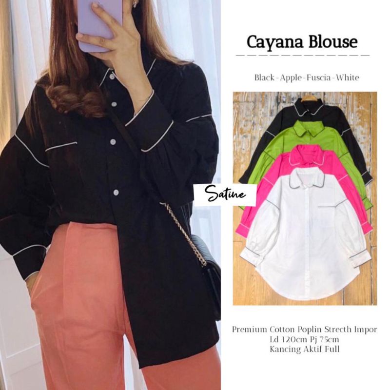 CAYANA BLOUSE -ORY BY SATINE