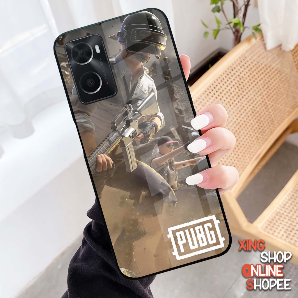 Case Kilau Oppo A76 A96 | Casing Hp Glossy | Motif Game