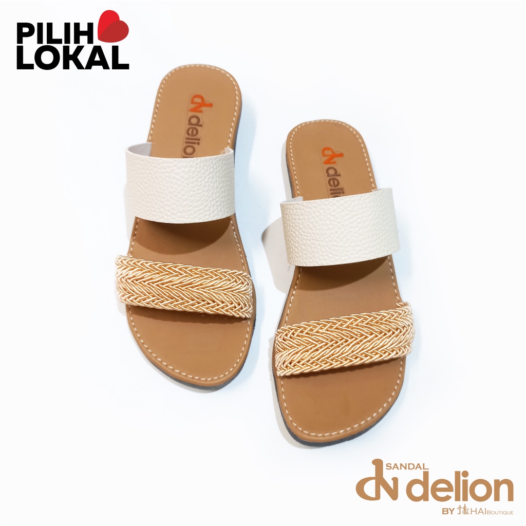 Sandal Double Strap Wanita - Sandal Teplek Wanita Tali - Sandal Wanita Slop Murah - Sandal Wanita Se