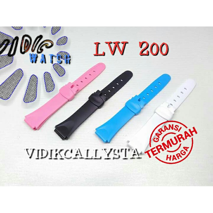 STRAP CASIO LW 200 / TALI JAM CASIO LW200 LW-200 RUBBER