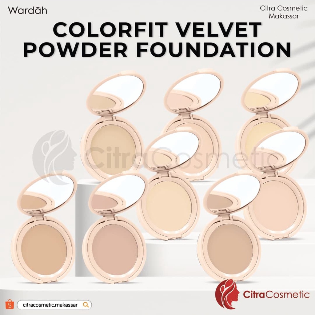 Wardah Colorfit Velvet Powder Foundation