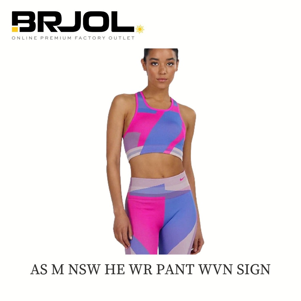 CELANA PENDEK SENAM WANITA ORIGINAL NIKE SEAMLESS ICNCLSH 8IN SCL