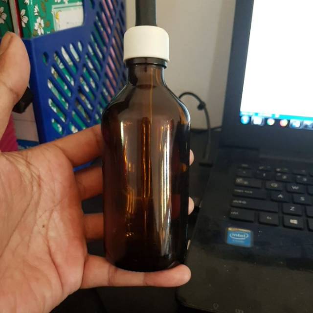 Botol tetes 100ml coklat