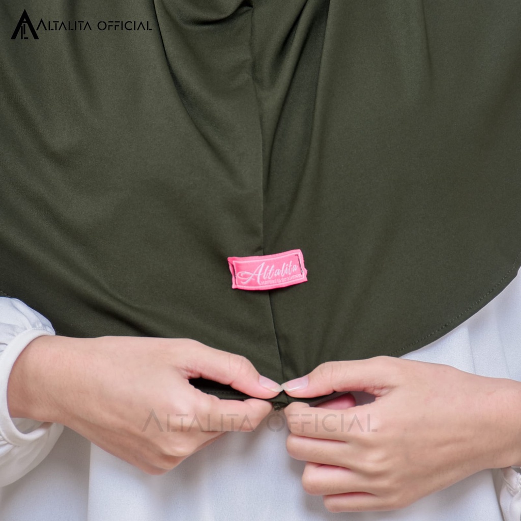 Altalita - Bergo Hamidah Polos Olahraga Sekolah Spandek Jersey Premium Menutupi Dada