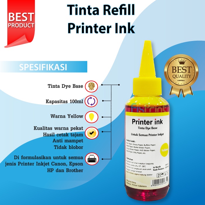 Tinta Universal Epson,Canon,Brothr,XP Diamond ink Refill / isi Ulang