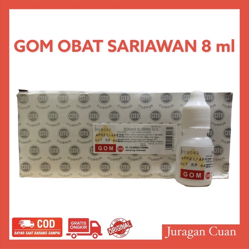 GOM CITO CIUBROS OBAT SARIAWAN / GOMEN 8 ml