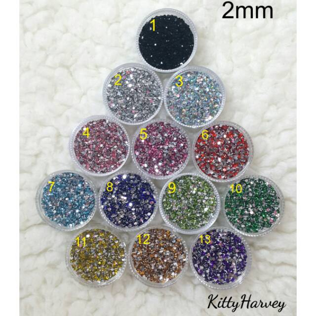 Rhinestone / Gemstone 2mm