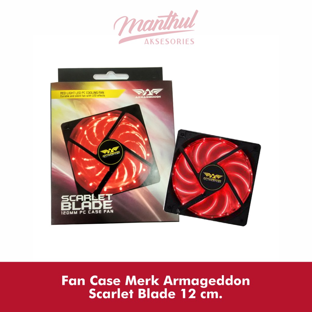 Fan Case Merk Armageddon Scarlet Blade 12 cm