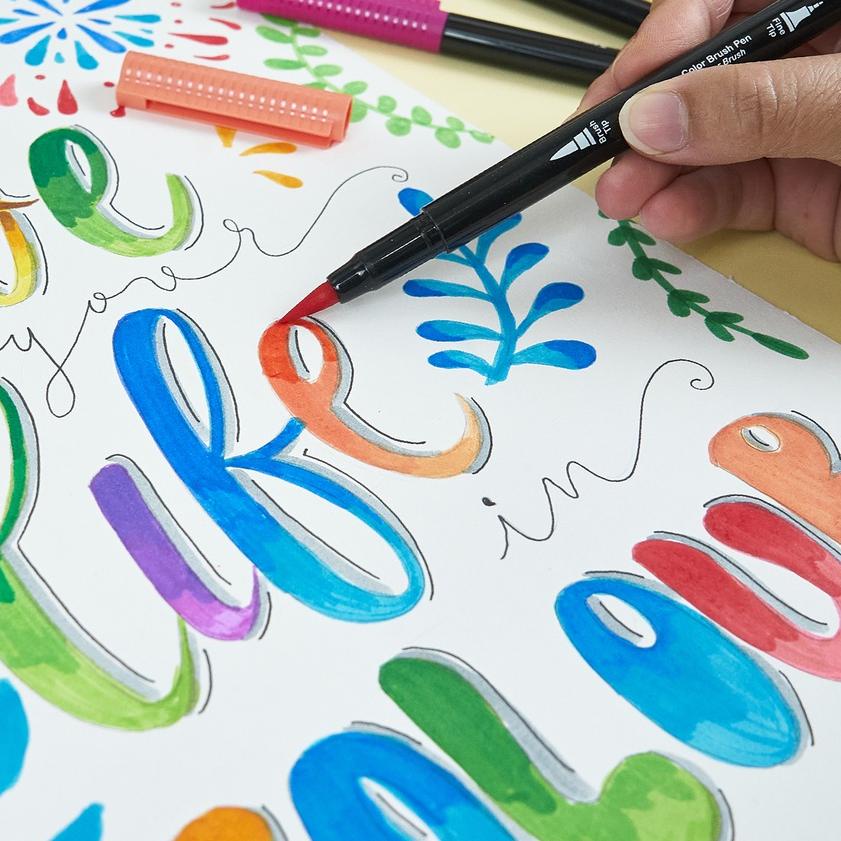 

EXCLUSIVE!Color Brush Pen Pena Kuas Warna Joyko CLP-13|KD3