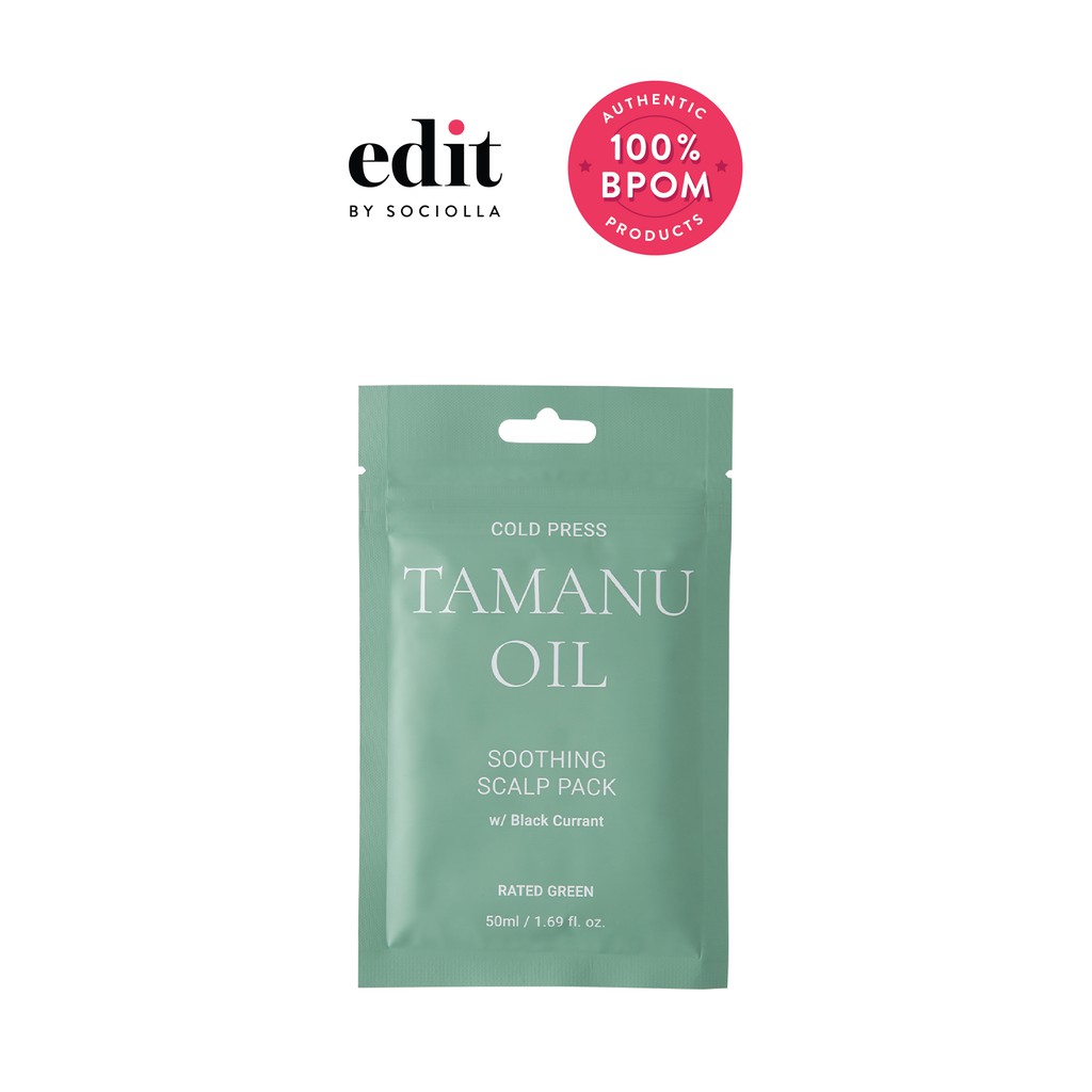 

Rated Green Tamanu Oil Soothing Scalp Pack - size: 50 ml - Edit by Sociolla