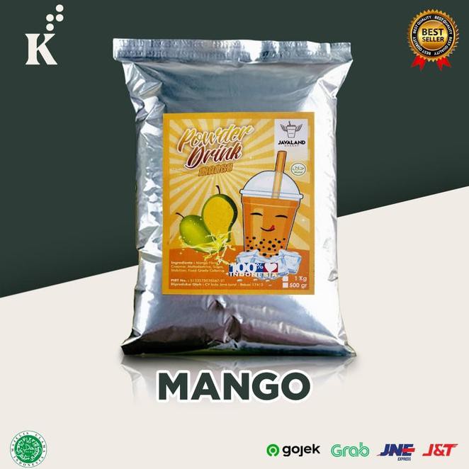 

Hzlf Bubuk Minuman Bubble Powder Drink Mangga / Mango Original Javaland 1Kg 15Ty