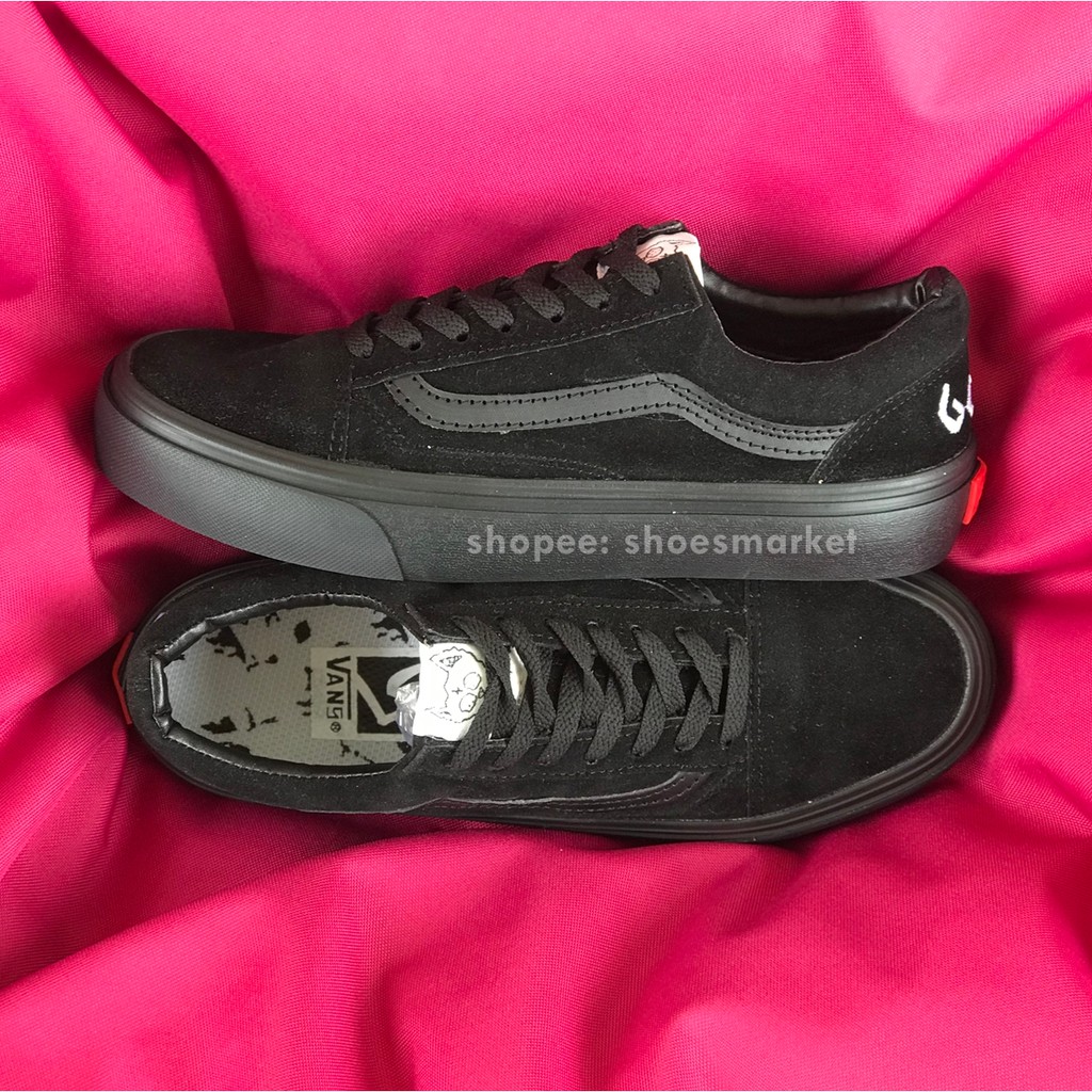 OBRAL SEPATU VANS OLDSKOOL GOLF WANG ALL BLACK