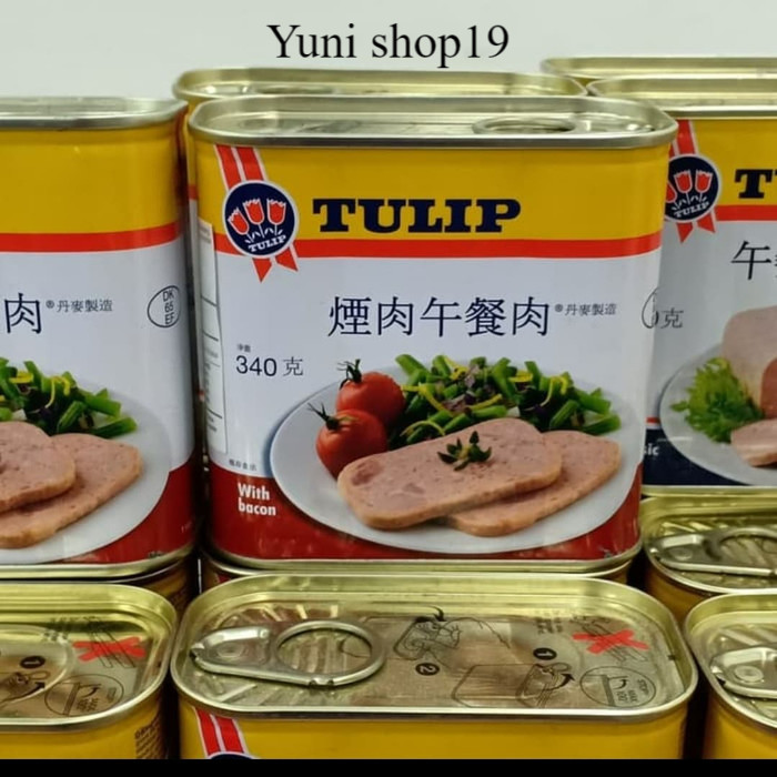 

tulip luncheon meat with bacon